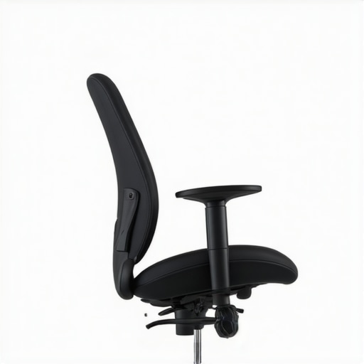 Smart ergonomic mesh chair with adaptive technology High-tech ergonomic mesh chair with adjustable support and sensors