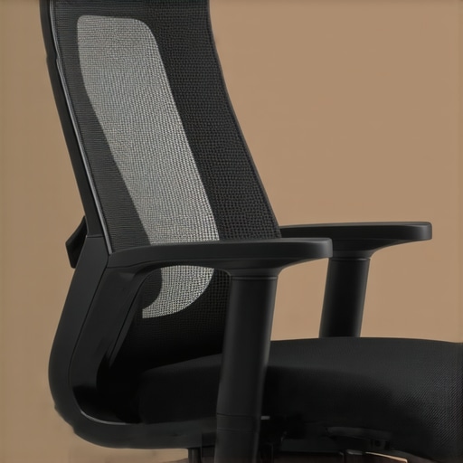Smart ergonomic office chair with adaptive lumbar support Modern ergonomic office chair with advanced lumbar support and breathable mesh fabric