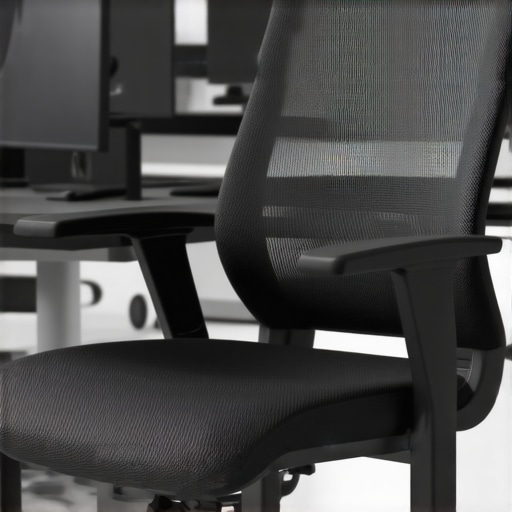 Mesh Office Chairs with Lumbar Support for Comfort & Back Health